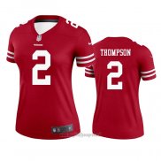 Maglia NFL Legend Donna San Francisco 49ers Chris Thompson Rosso