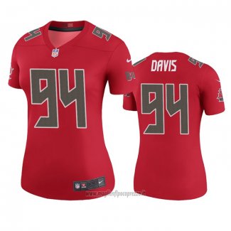 Maglia NFL Legend Donna Tampa Bay Buccaneers Khalil Davis Rosso Color Rush