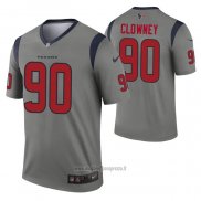 Maglia NFL Legend Houston Texans Jadeveon Clowney Inverted Grigio