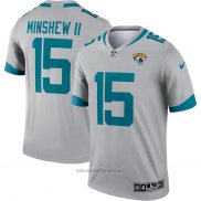 Maglia NFL Legend Jacksonville Jaguars Gardner Minshew Ii Inverted Grigio