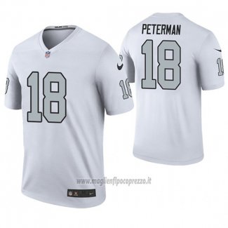 Maglia NFL Legend Las Vegas Raiders Nathan Peterman Bianco Color Rush