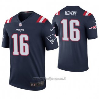 Maglia NFL Legend New England Patriots Jakobi Meyers Blu Color Rush
