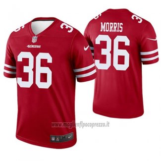 Maglia NFL Legend San Francisco 49ers Alfrojo Morris Rosso