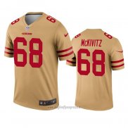 Maglia NFL Legend San Francisco 49ers Colton Mckivitz Inverted Or