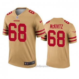 Maglia NFL Legend San Francisco 49ers Colton Mckivitz Inverted Or