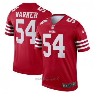 Maglia NFL Legend San Francisco 49ers Fred Warner Rosso