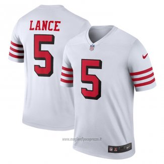 Maglia NFL Legend San Francisco 49ers Trey Lance Alternato Bianco