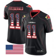 Maglia NFL Limited Arizona Cardinals Fitzgerald Rush USA Flag Nero