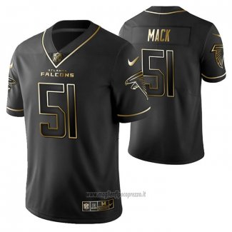Maglia NFL Limited Atlanta Falcons Alex Mack Golden Edition Nero