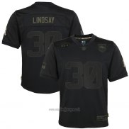 Maglia NFL Limited Bambino Denver Broncos Phillip Lindsay 2020 Salute To Service Nero