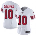 Maglia NFL Limited Bambino San Francisco 49ers 10 Jimmy Garoppolo Bianco Rush Stitched Vapor Untouchable