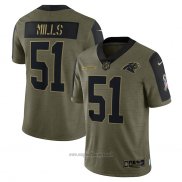 Maglia NFL Limited Carolina Panthers Sam Mills 2021 Salute To Service Retired Verde