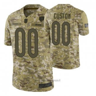 Maglia NFL Limited Chicago Bears Personalizzate Salute To Service Verde