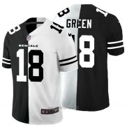 Maglia NFL Limited Cincinnati Bengals Green Black White Split