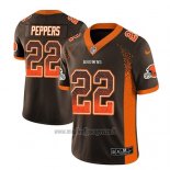 Maglia NFL Limited Cleveland Browns Jabrill Peppers Marrone 2018 Rush Drift Fashion