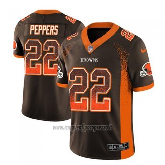 Maglia NFL Limited Cleveland Browns Jabrill Peppers Marrone 2018 Rush Drift Fashion