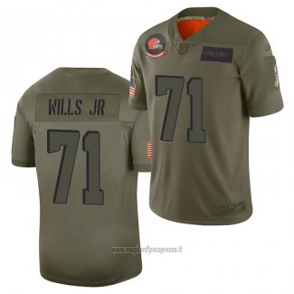 Maglia NFL Limited Cleveland Browns Jedrick Wills JR. 2019 Salute To Service Verde