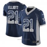 Maglia NFL Limited Dallas Cowboys Elliott Rush Drift Fashion Blu