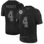 Maglia NFL Limited Dallas Cowboys Prescott 2019 Salute To Service Nero