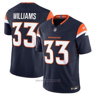 Maglia NFL Limited Denver Broncos Javonte Williams Alternato Vapor F.U.S.E. Blu
