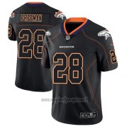 Maglia NFL Limited Denver Broncos Royce Freeman Nero Color Rush 2018 Lights Out