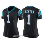 Maglia NFL Limited Donna Carolina Panthers 1 Cam Newton Nero