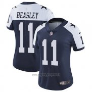 Maglia NFL Limited Donna Dallas Cowboys 11 Beasley Blu Bianco