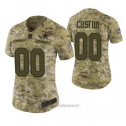 Maglia NFL Limited Donna Dallas Cowboys Personalizzate 2018 Salute To Service Verde