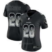Maglia NFL Limited Donna Las Vegas Raiders Jacobs Smoke Fashion Nero