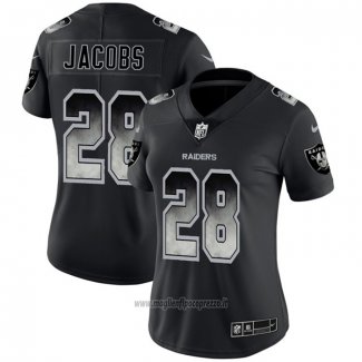 Maglia NFL Limited Donna Las Vegas Raiders Jacobs Smoke Fashion Nero