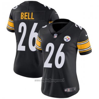 Maglia NFL Limited Donna Pittsburgh Steelers 26 Bell Nero