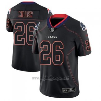 Maglia NFL Limited Houston Texans Lamar Miller Nero Color Rush 2018 Lights Out