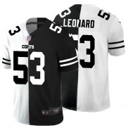 Maglia NFL Limited Indianapolis Colts Leonard White Black Split