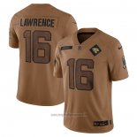 Maglia NFL Limited Jacksonville Jaguars Trevor Lawrence 2023 Salute To Service Marrone