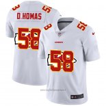 Maglia NFL Limited Kansas City Chiefs D.Homas Logo Dual Overlap Bianco