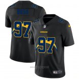 Maglia NFL Limited Los Angeles Chargers Bosa Logo Dual Overlap Nero