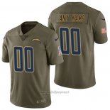 Maglia NFL Limited Los Angeles Chargers Personalizzate 2017 Salute To Service Verde