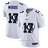 Maglia NFL Limited Los Angeles Rams Woods Logo Dual Overlap Bianco
