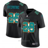 Maglia NFL Limited Miami Dolphins Fitzpatric Logo Dual Overlap Nero