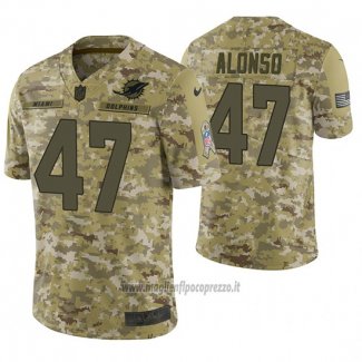Maglia NFL Limited Miami Dolphins Kiko Alonso 2018 Salute To Service Camuffamento