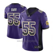 Maglia NFL Limited Minnesota Vikings Anthony Barr Viola 2018 Rush Drift Fashion