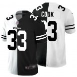 Maglia NFL Limited Minnesota Vikings Cook White Black Split