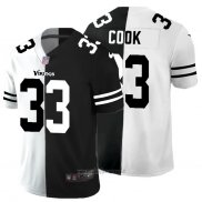 Maglia NFL Limited Minnesota Vikings Cook White Black Split