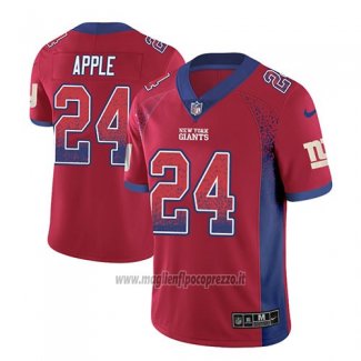 Maglia NFL Limited New York Giants Eli Apple Rosso 2018 Rush Drift Fashion