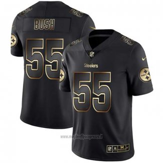 Maglia NFL Limited Pittsburgh Steelers Bush Vapor Untouchable Nero