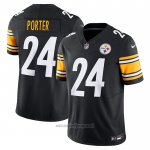 Maglia NFL Limited Pittsburgh Steelers Joey Porter Jr. Vapor F.U.S.E. Nero