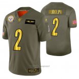 Maglia NFL Limited Pittsburgh Steelers Mason Rudolph 2019 Salute To Service Verde