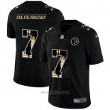 Maglia NFL Limited Pittsburgh Steelers Roethlisberger Statue Of Liberty Fashion Nero