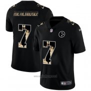 Maglia NFL Limited Pittsburgh Steelers Roethlisberger Statue Of Liberty Fashion Nero