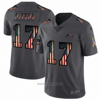 Maglia NFL Limited San Diego Chargers Rivers Retro Flag Nero